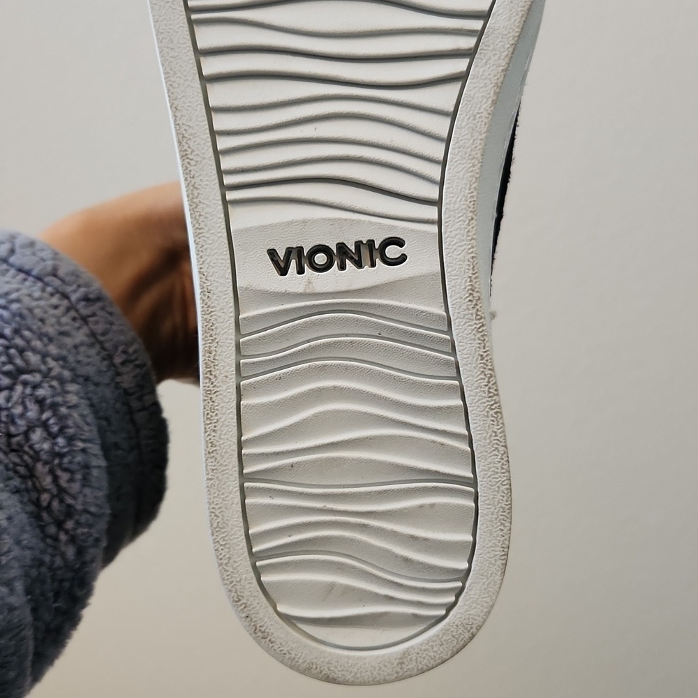 Vionic Jenning Suede Black High Top Sneakers - Picture 5 of 8